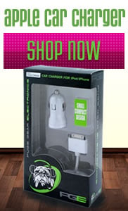 Apple car charger, ipod car adapter, iphone charger